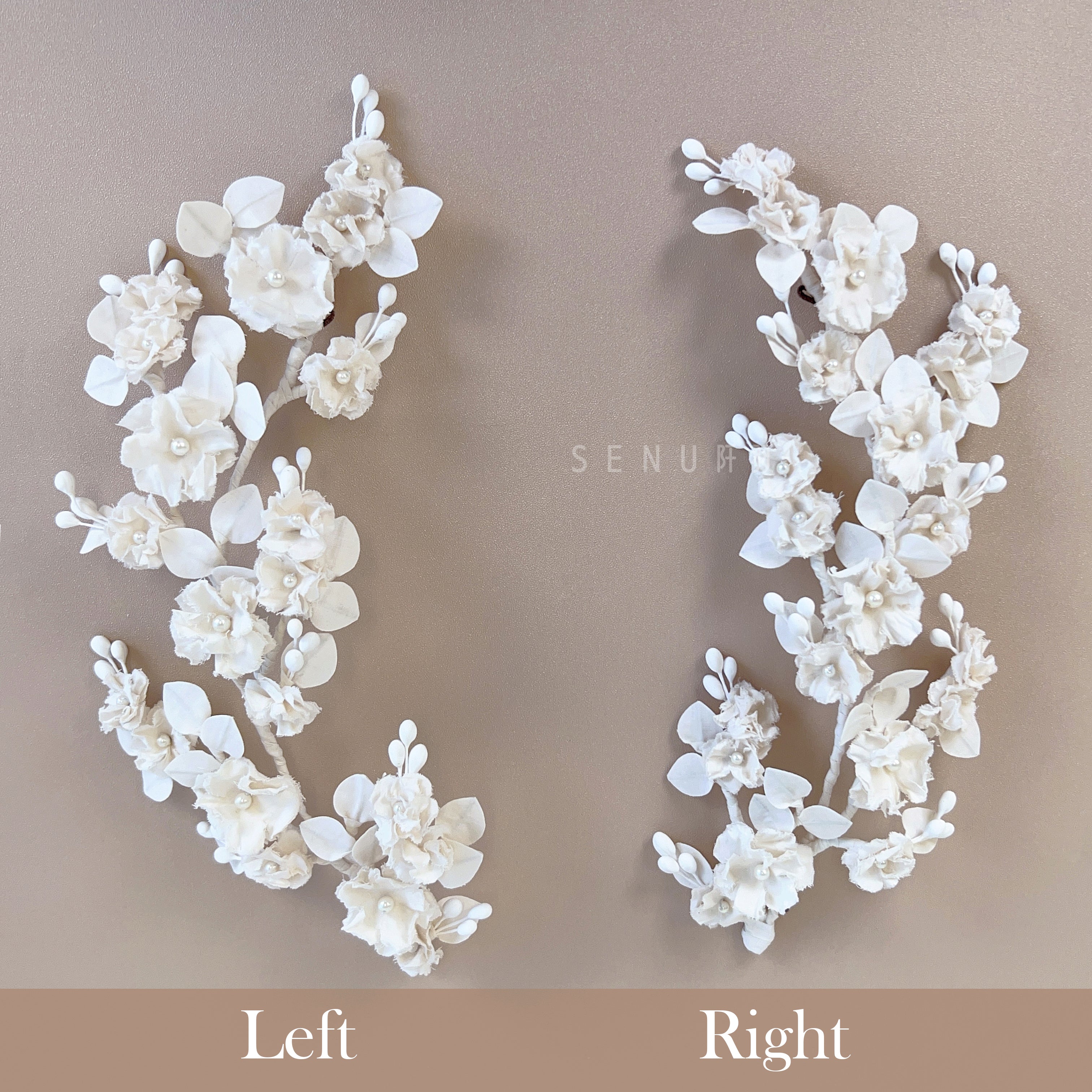 【日本手藝師|日本手作|新娘飾物|布花|頭飾/髮飾|花環】 Darlene Hair Accessories (premium)