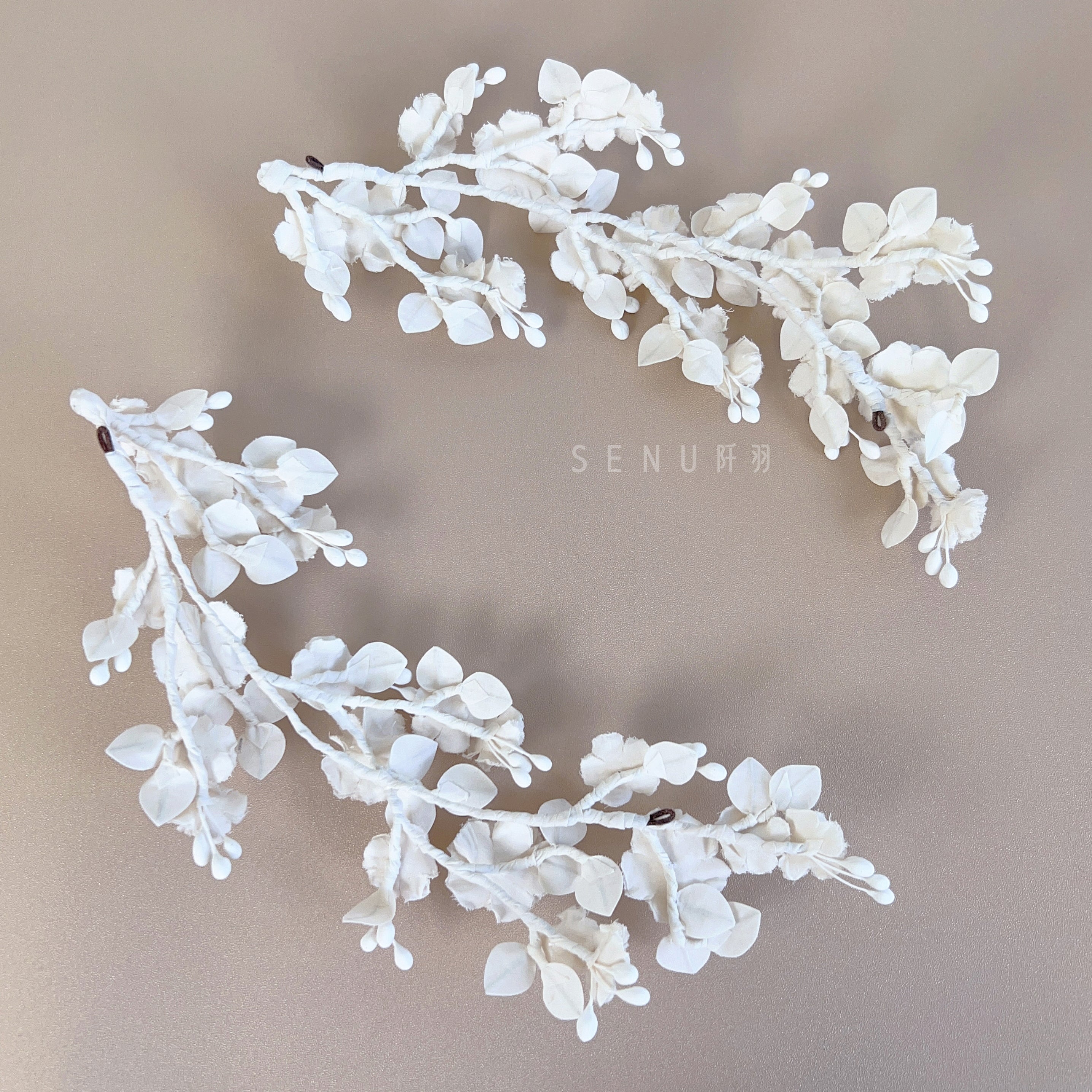 【日本手藝師|日本手作|新娘飾物|布花|頭飾/髮飾|花環】 Darlene Hair Accessories (premium)
