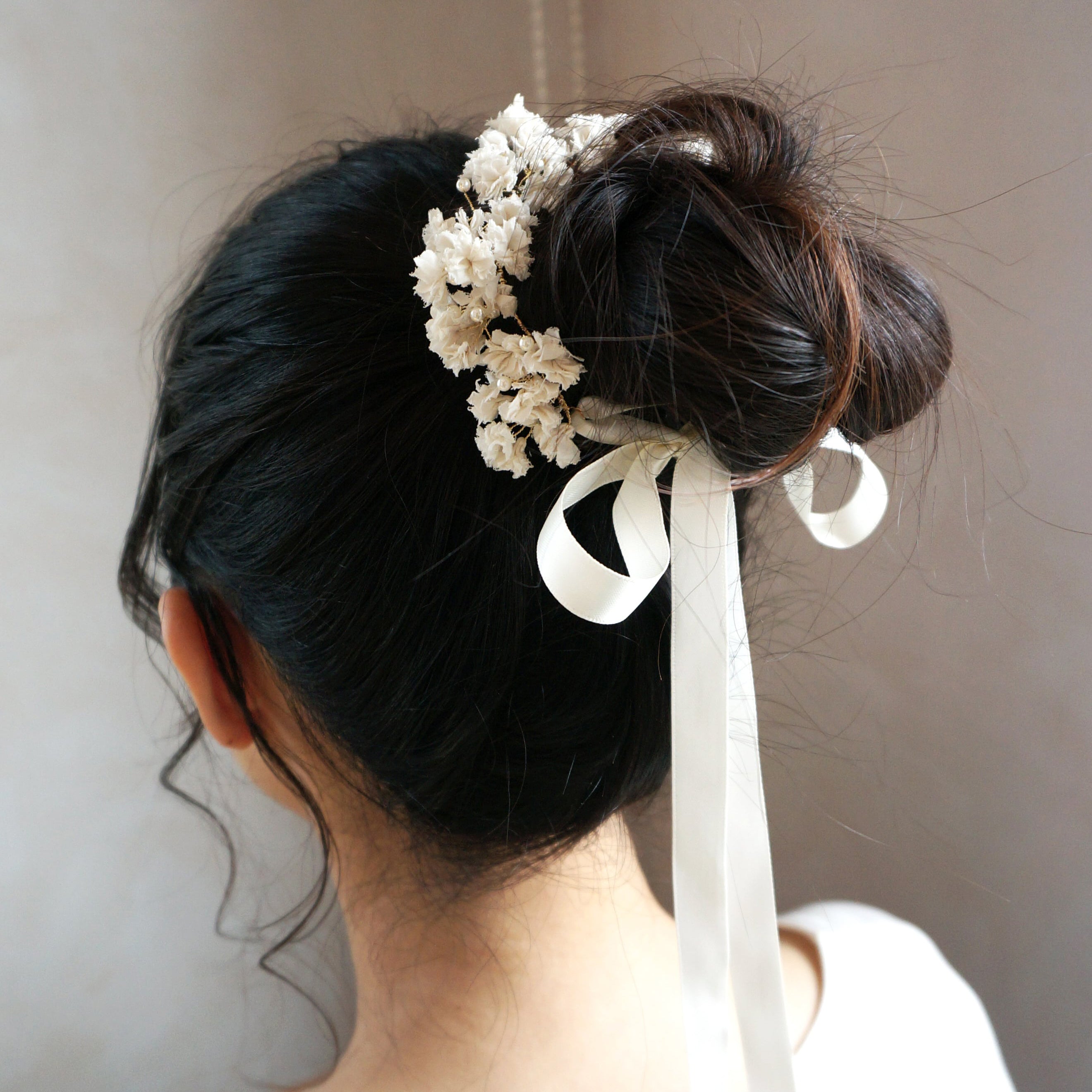 【日本手藝師｜日本手作｜新娘飾物｜布花｜頭飾/髮飾｜花環】 Breath Hair Accessories